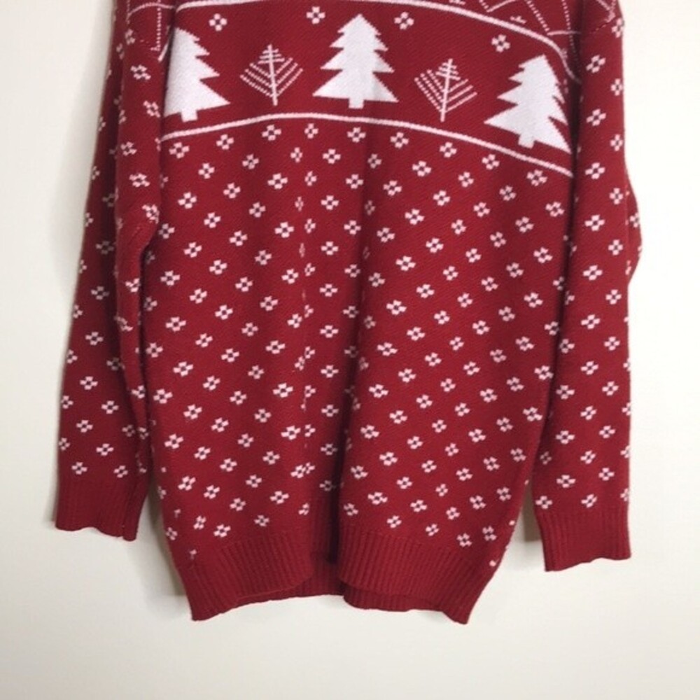 Heimish ladies red soft and cozy pullover sweater size small - Picture 4 of 13